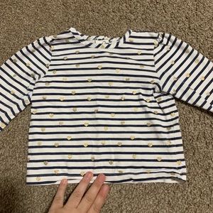 Little me striped top